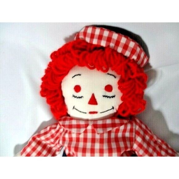 Vintage 1979 Handmade Raggedy Andy Doll Toy Collectible 21-inches Fabric - Picture 2 of 4